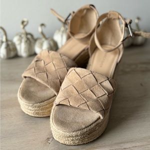 Platform espadrille sandals